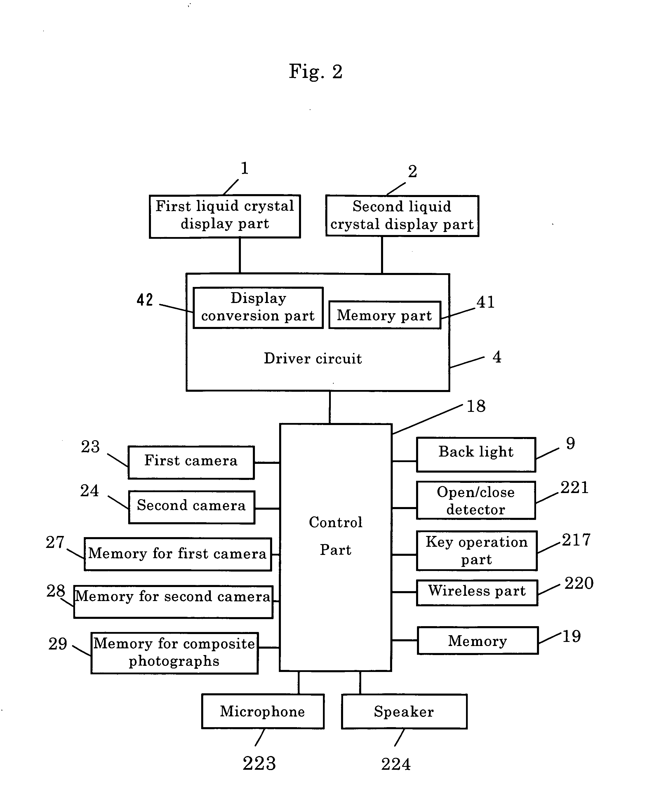 Liquid crystal display device, and portable telephone device using liquid crystal display device