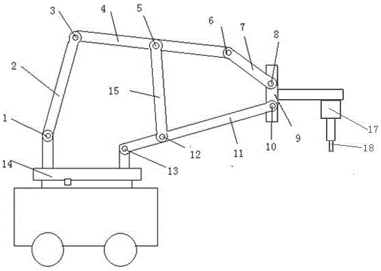 Servo motor drive two-degree of freedom link mechanism for simple oxygen-acetylene cutting machine