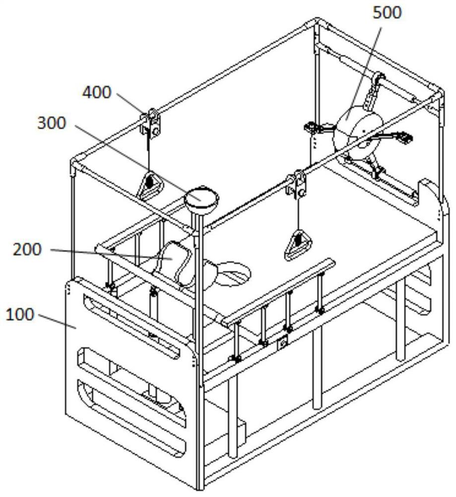 Self-service nursing rehabilitation sickbed for disabled