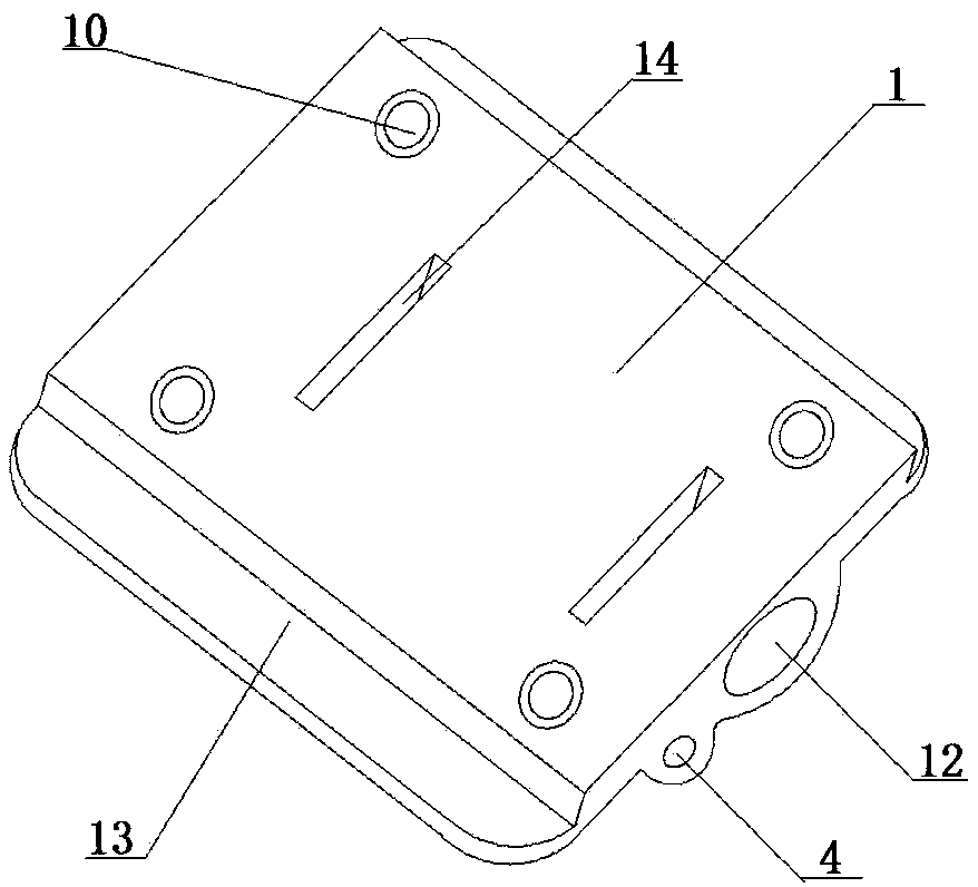 Pin limiting type soap suspending device
