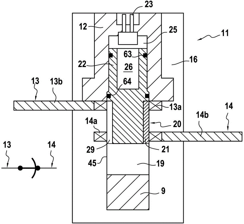 Electrical switch forming a fast actuation circuit breaker