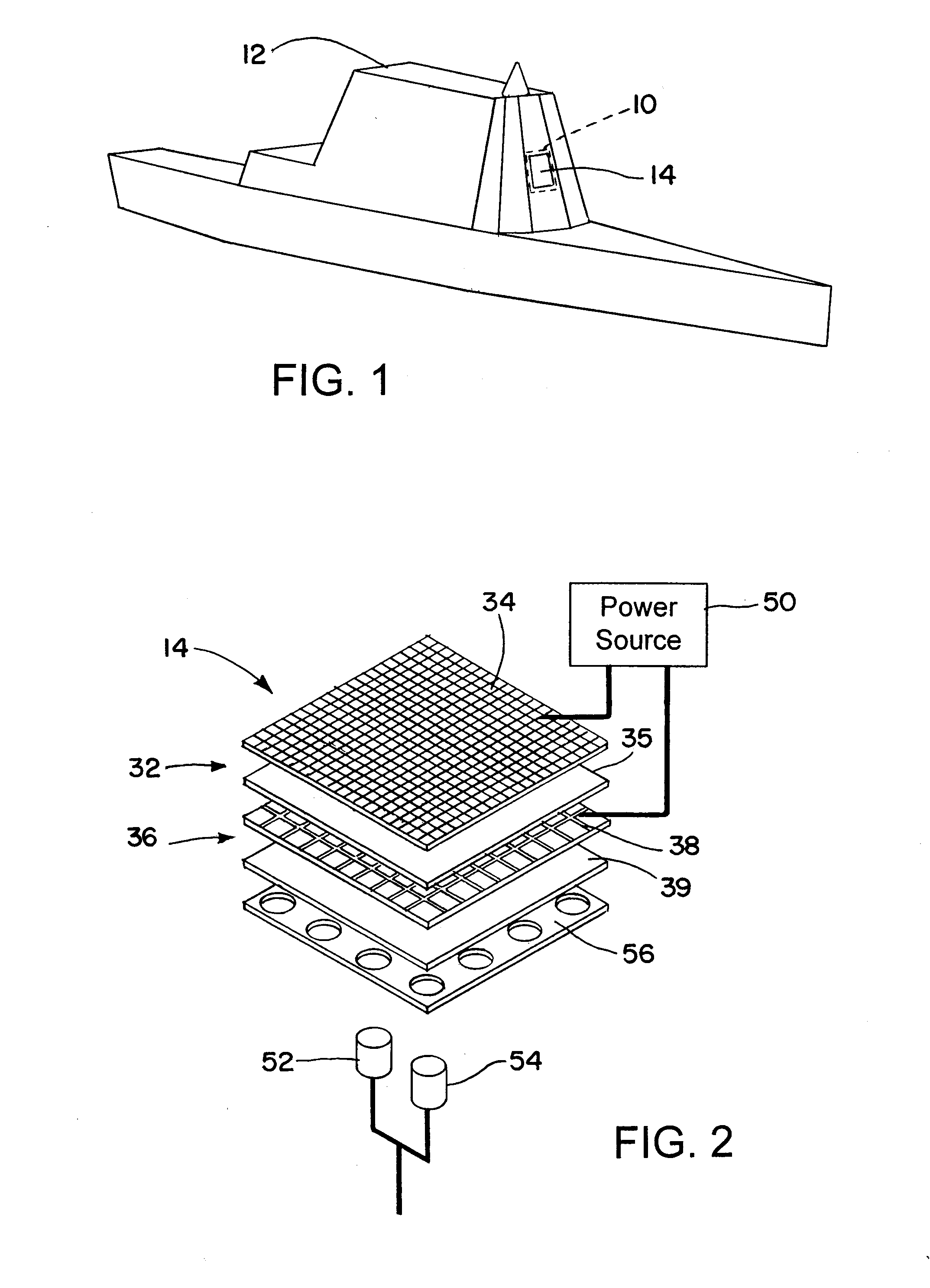Tunable electromagnetic device with multiple metamaterial layers, and method