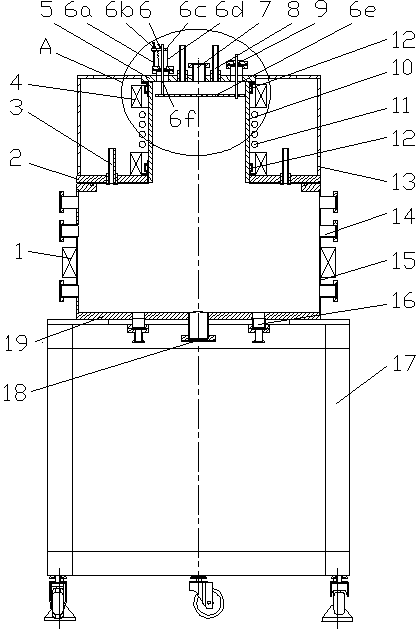 Radio frequency plasma chamber meeting mechanism that negative hydrogen ions are generated through plasmas