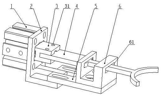 An improved device for the air thimble of a horizontal cake making machine