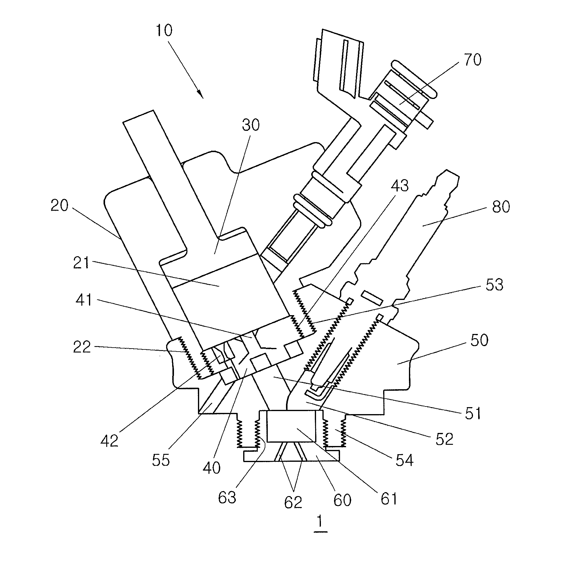 Pre-chamber jet igniter and engine including combustion chamber employing the same