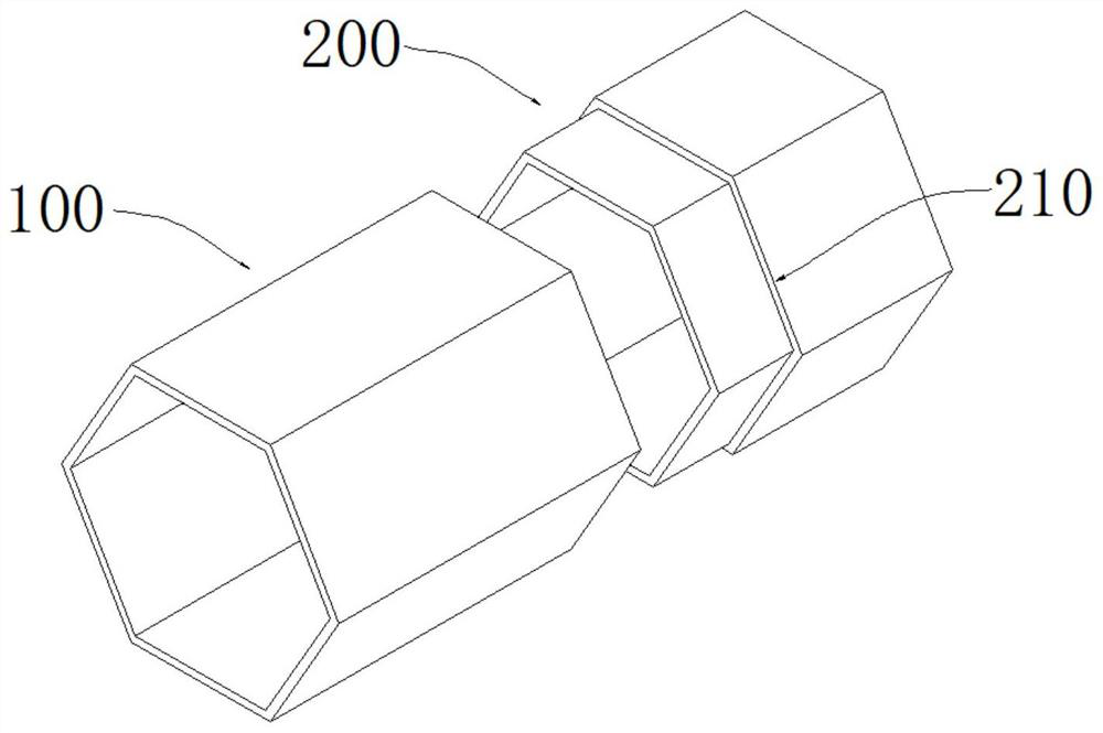 Welding method for polygonal structural part