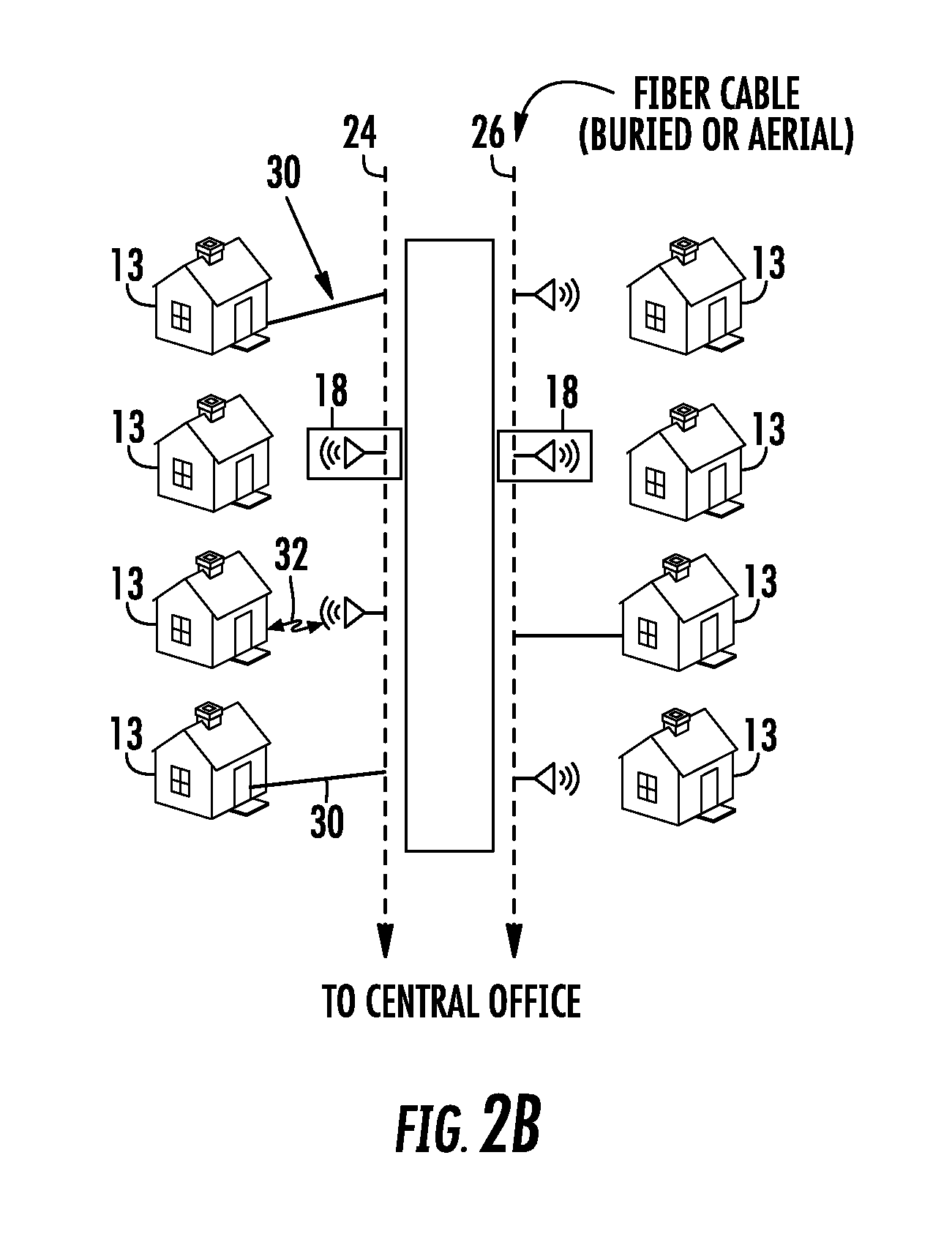 Systems with optical network units (ONUS) for high bandwidth connectivity, and related components and methods