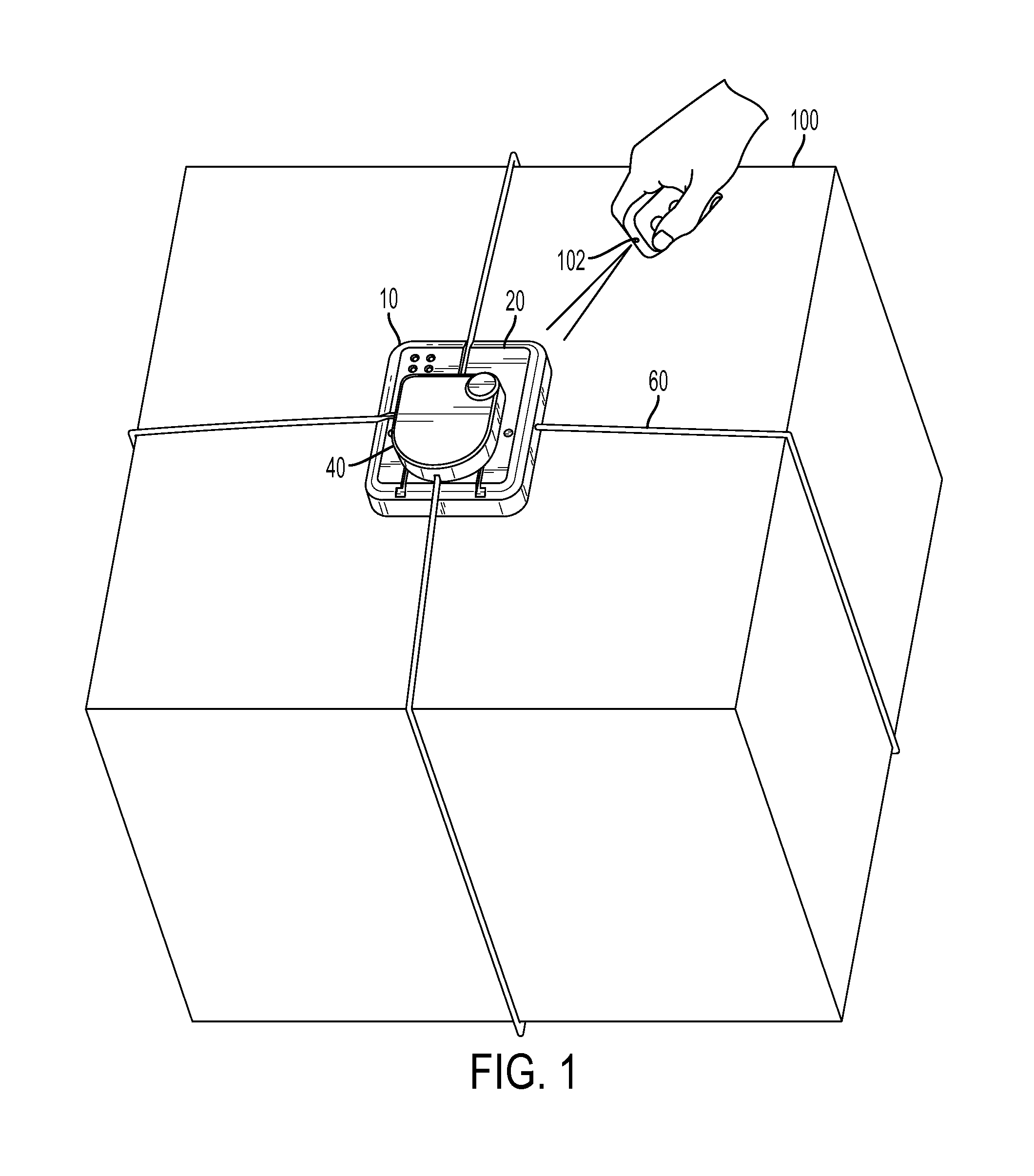 Security apparatus with tether