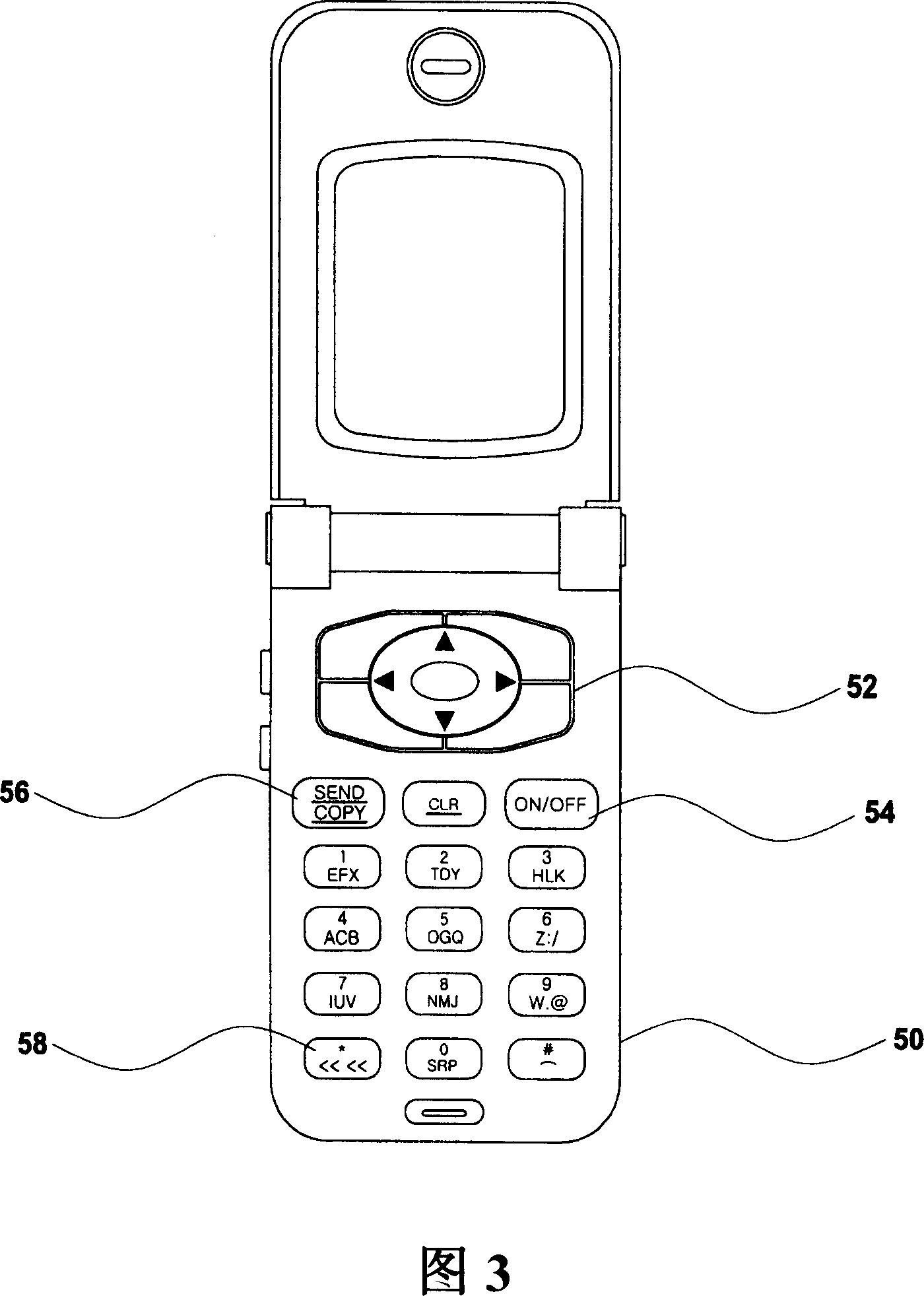 Keypad device of mobile communication terminal and input method thereof