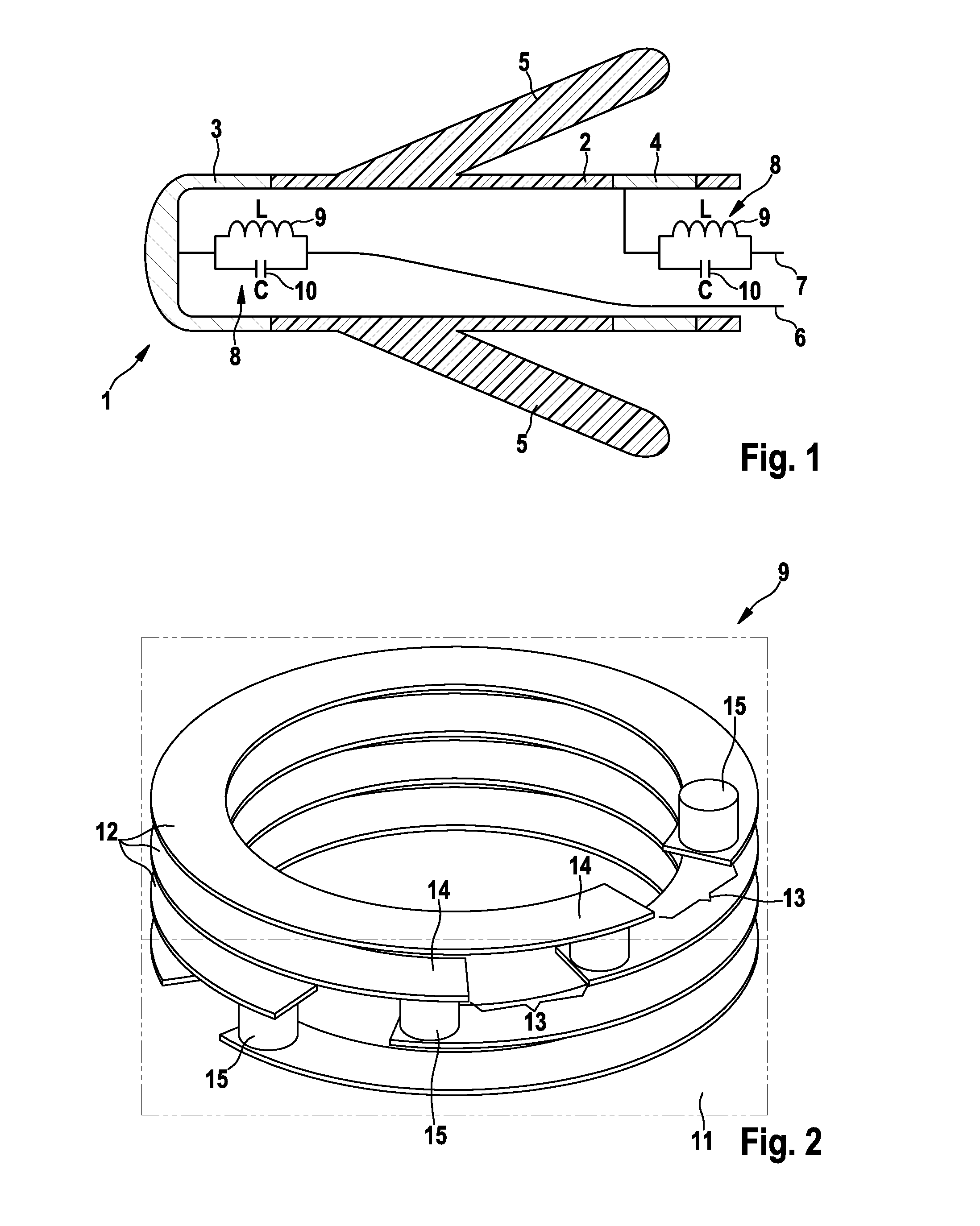 Electrode device for active medical implant