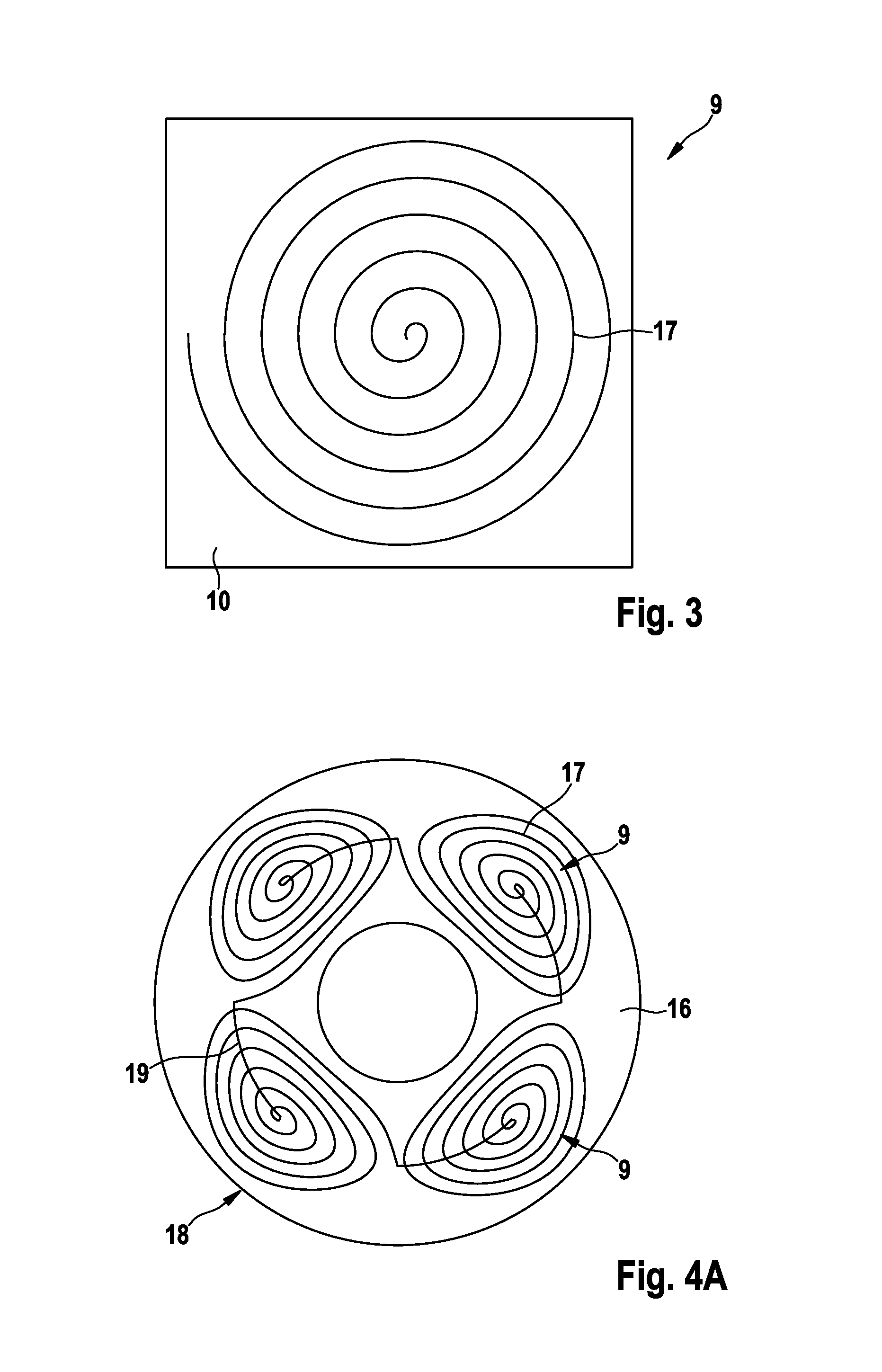 Electrode device for active medical implant