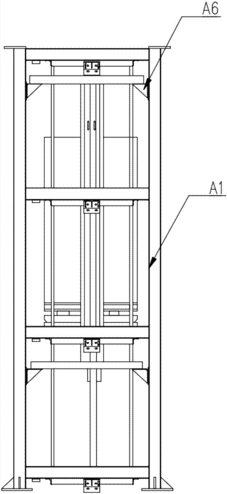 Integral fast-assembly type steel-structure elevator