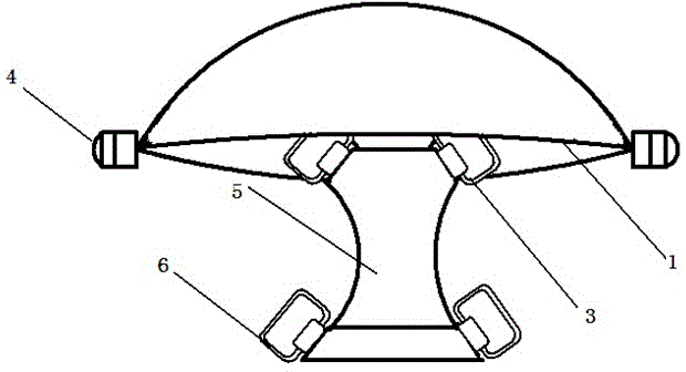 Telescopic umbrella capable of being carried on shoulders