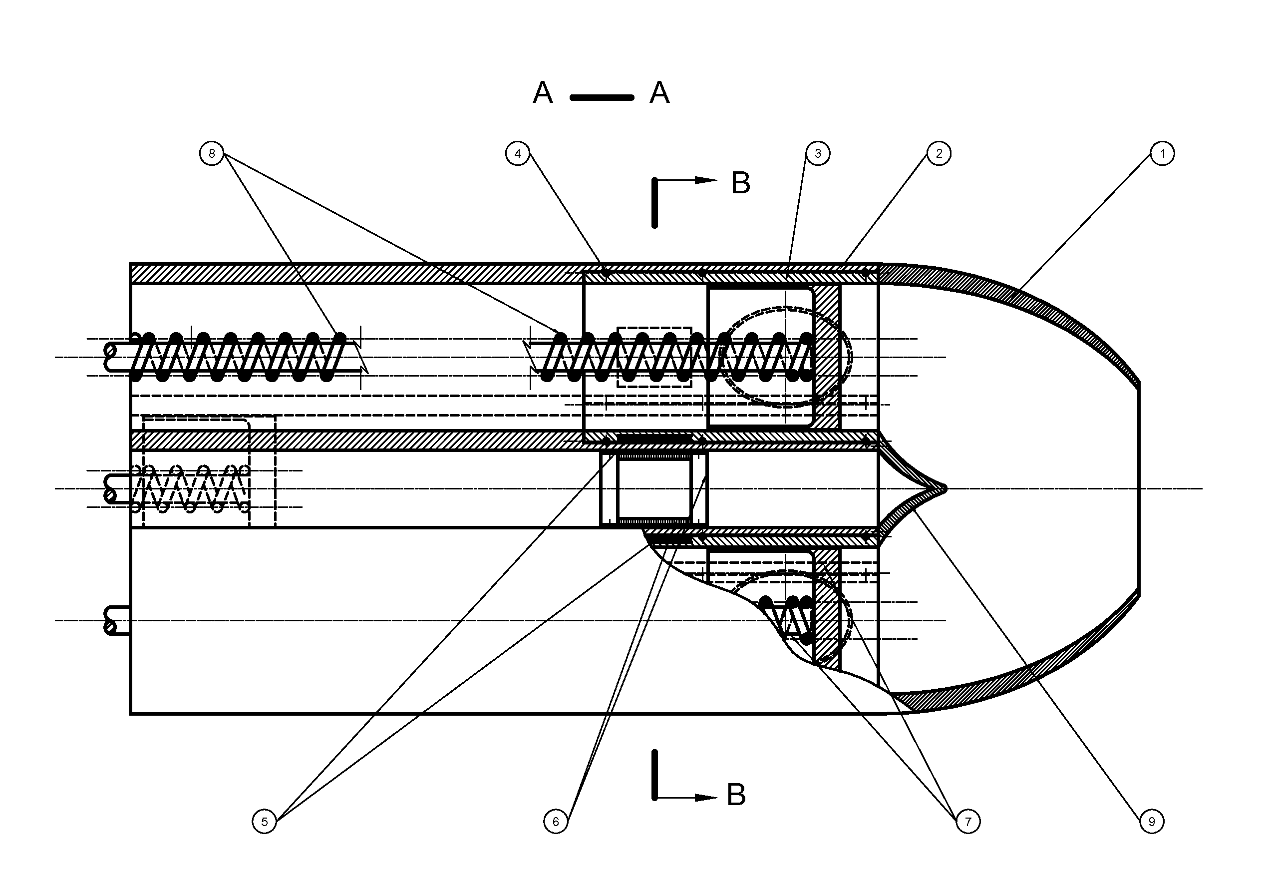 Side-Intake Piston Water Jet Propulsor