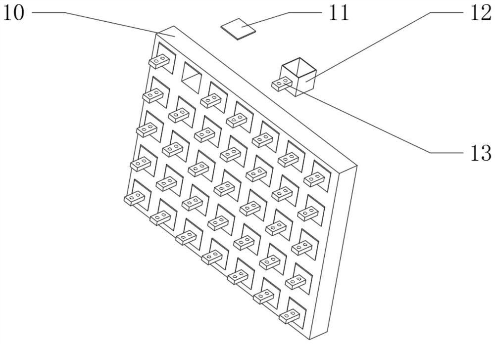 Wood sculpture storage device with protection function