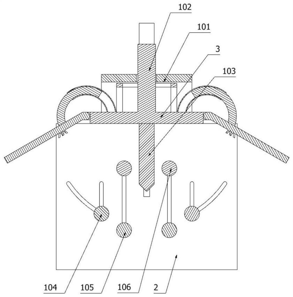 Plate bending treatment device