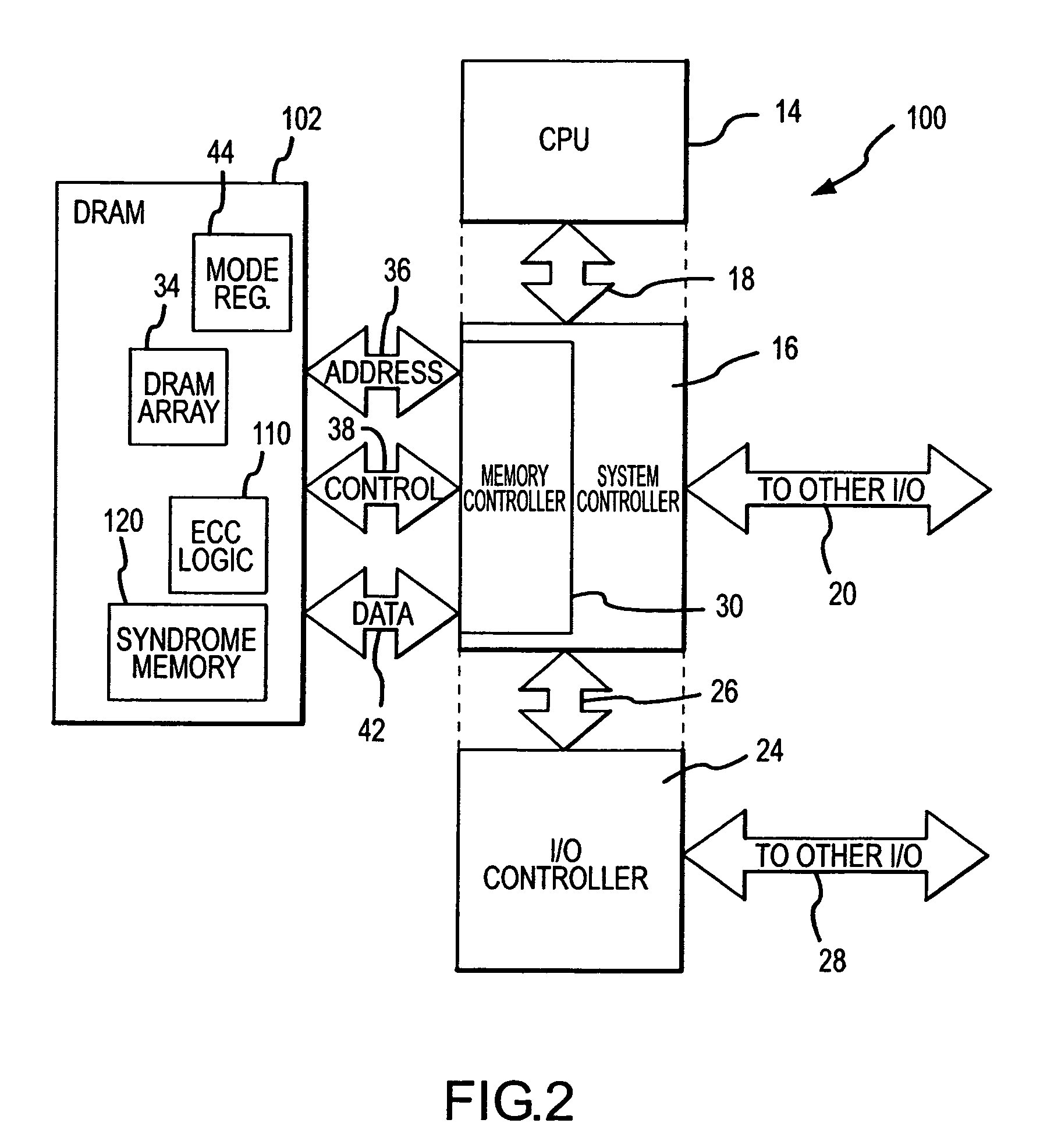 Memory system and method using ECC to achieve low power refresh