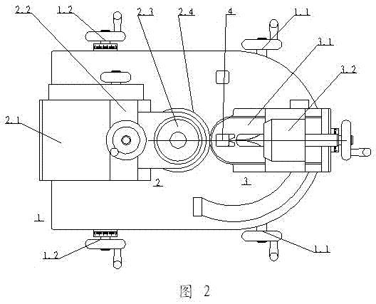 Shaft cutting tool sharpening machine