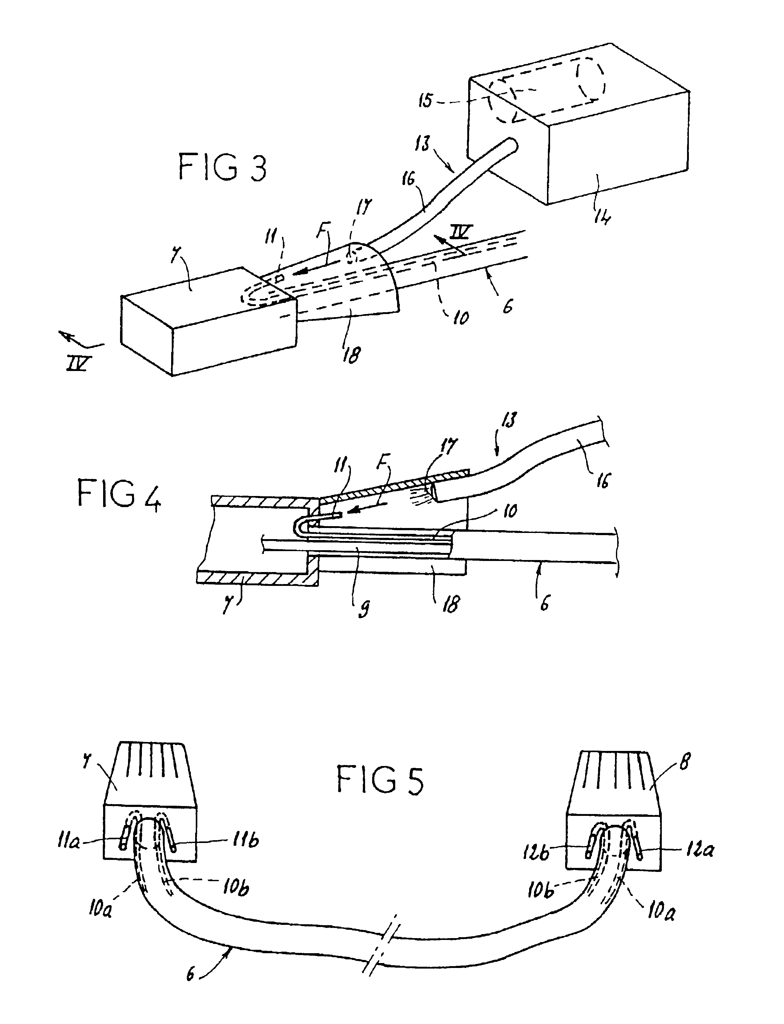 Device for visual identification of cables or conduits