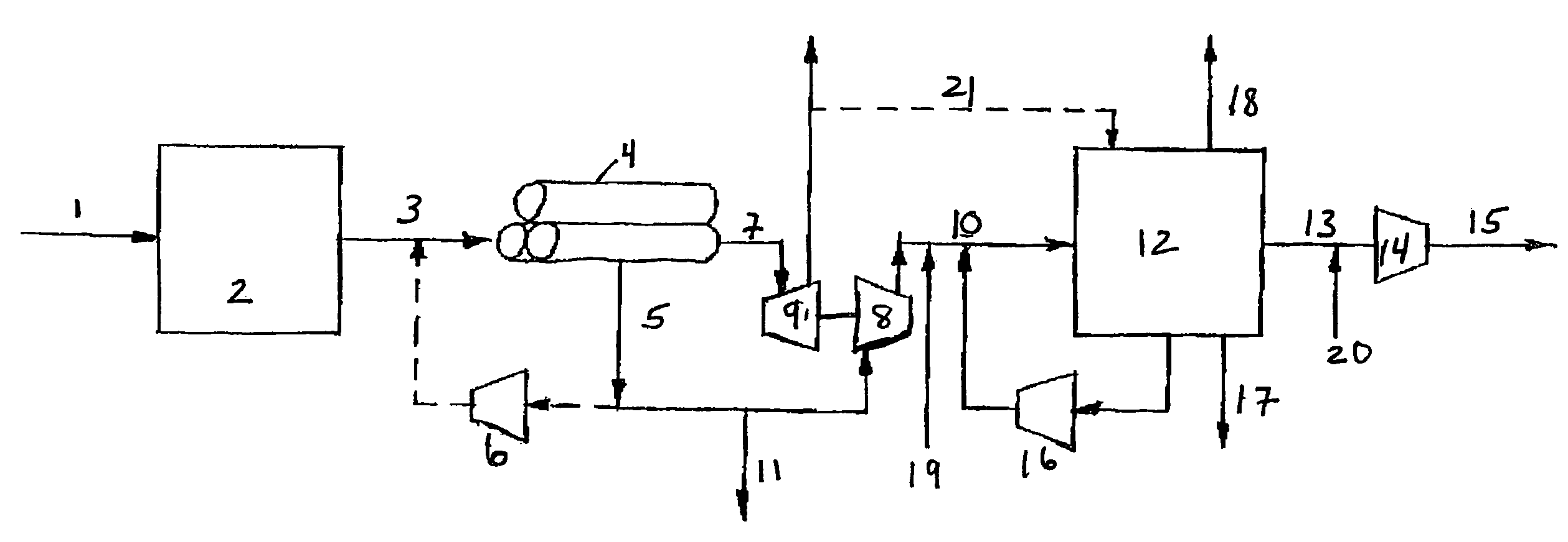 Process to remove nitrogen and/or carbon dioxide from methane-containing streams