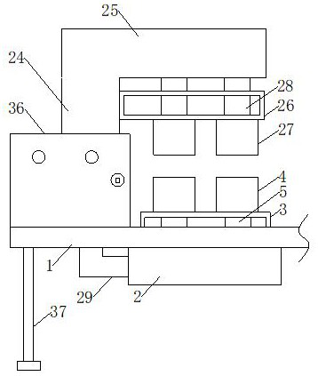 Efficient thermal shrinkage machining device
