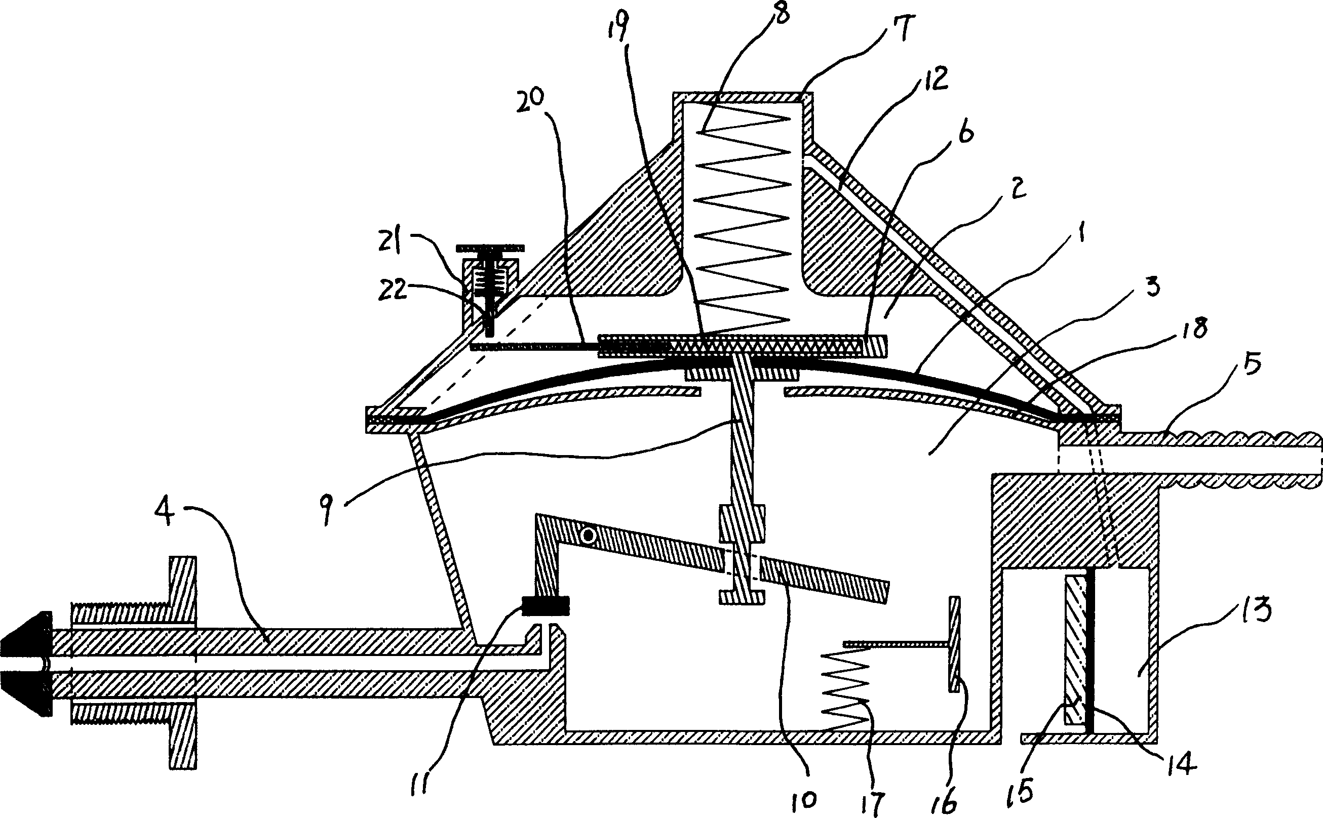 Automatic protective pressure regulator for fuel gas