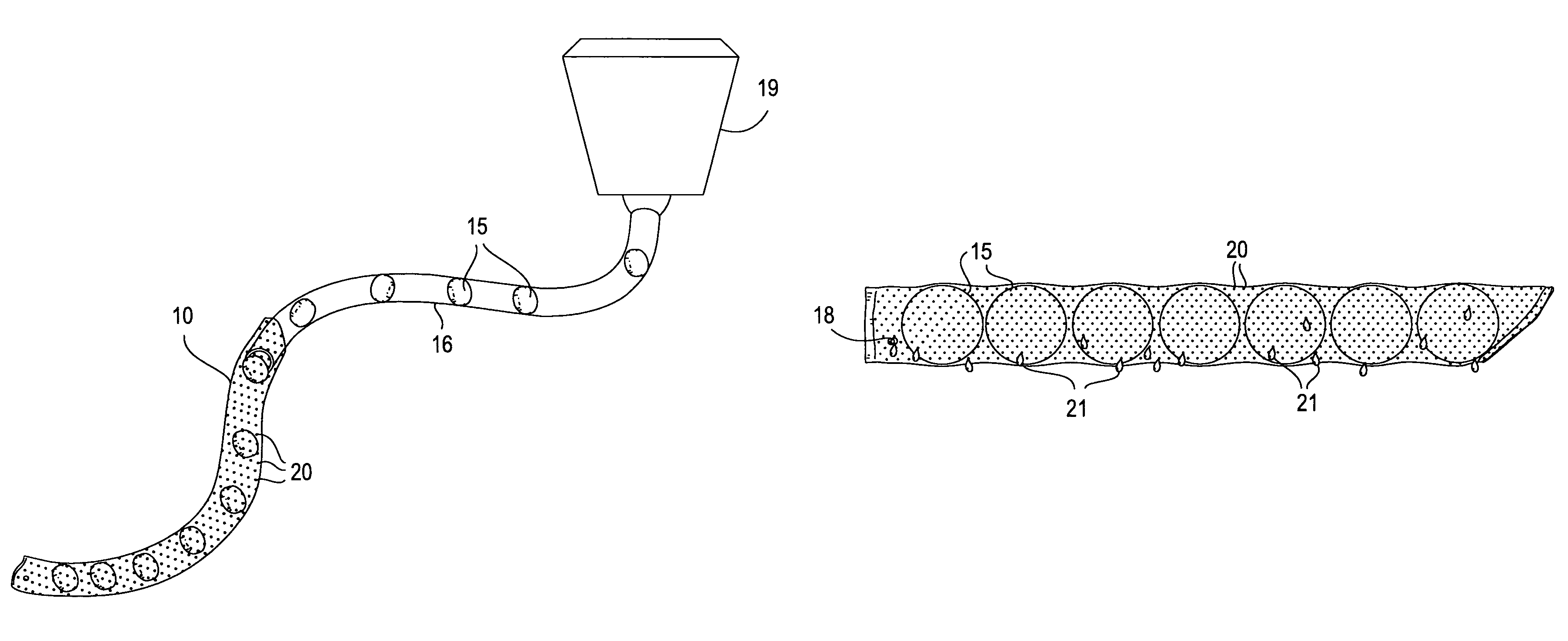 Method for packaging scallops in a tubular bag