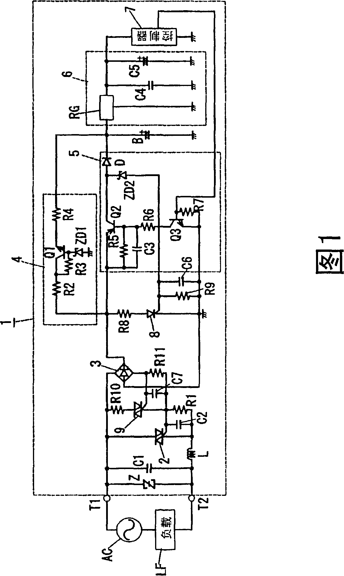 Two-wire switching device