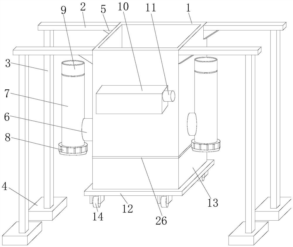 Underground variable-diameter negative-pressure dust collection crusher for coal mine and use method thereof