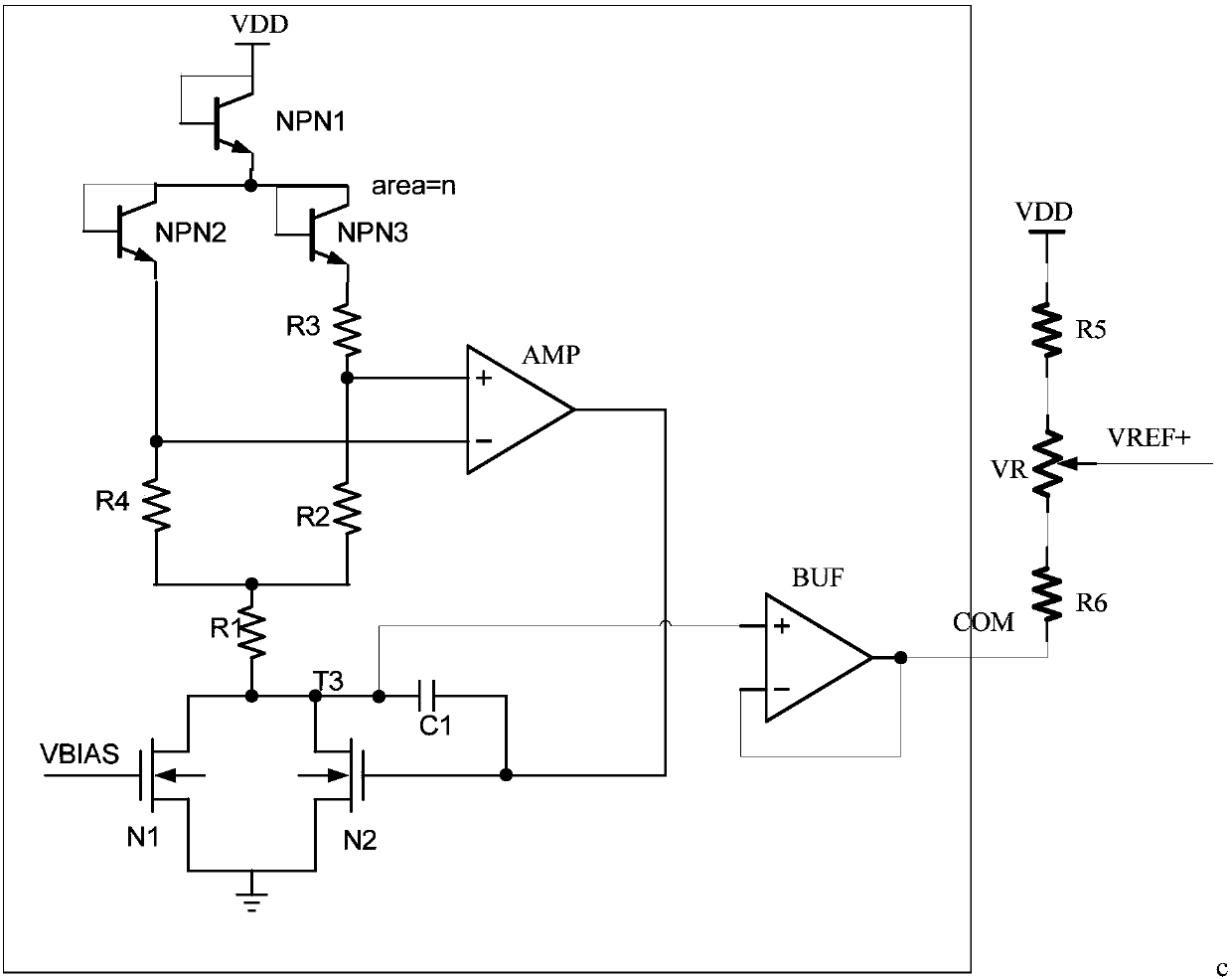 Circuit and method for trimming band-gap reference
