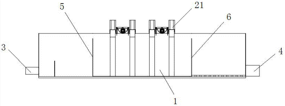 Grid magnetic separation sewage treatment equipment