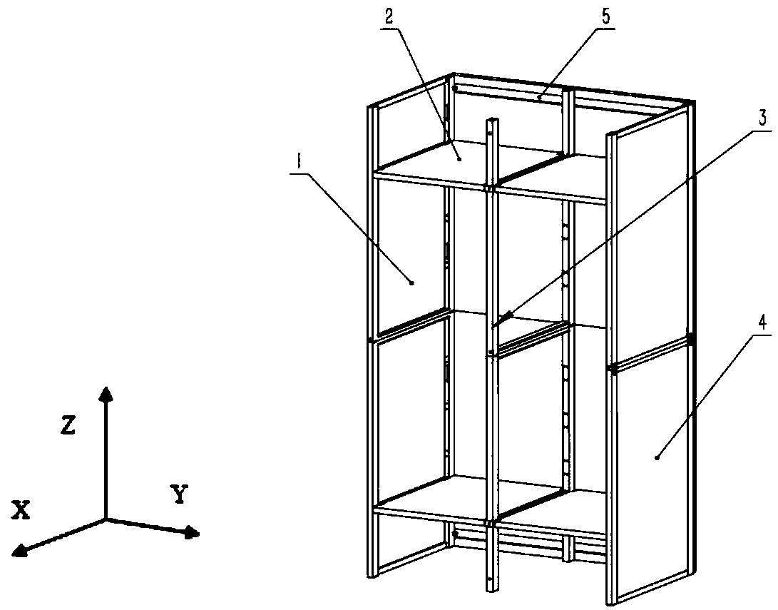 Folding storage device capable of being folded and unfolded in tandem