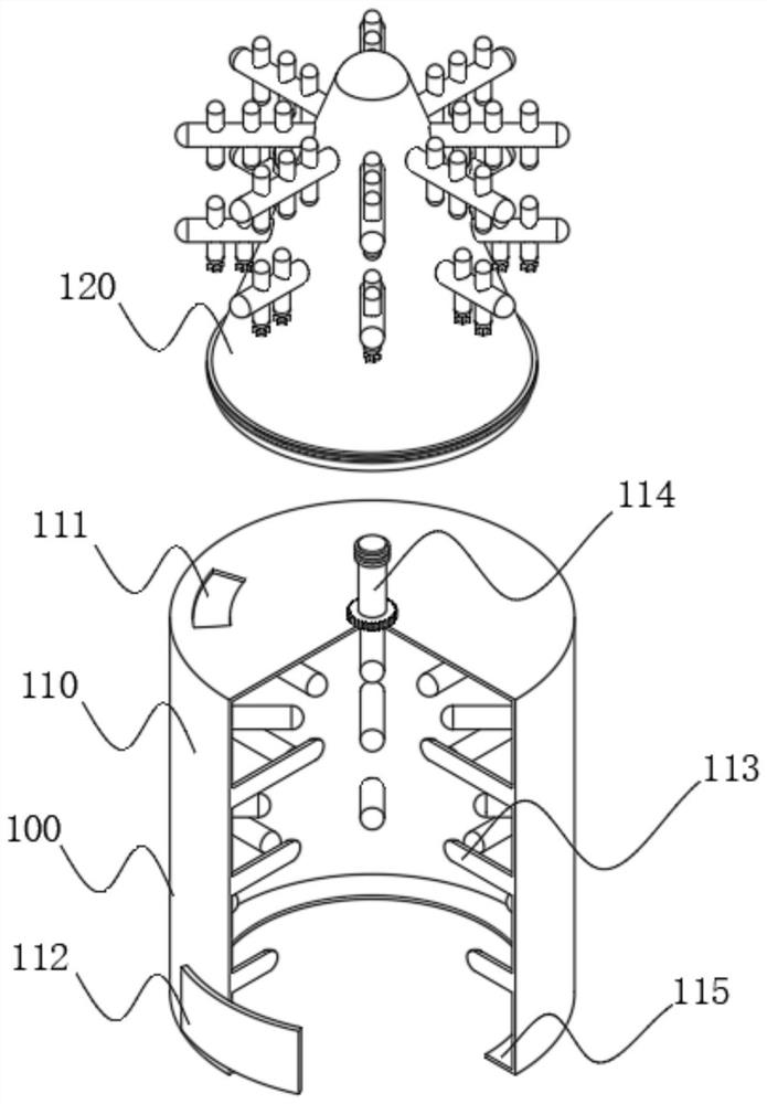Double-roller based reverse rotation type feed stirring equipment and stirring method thereof