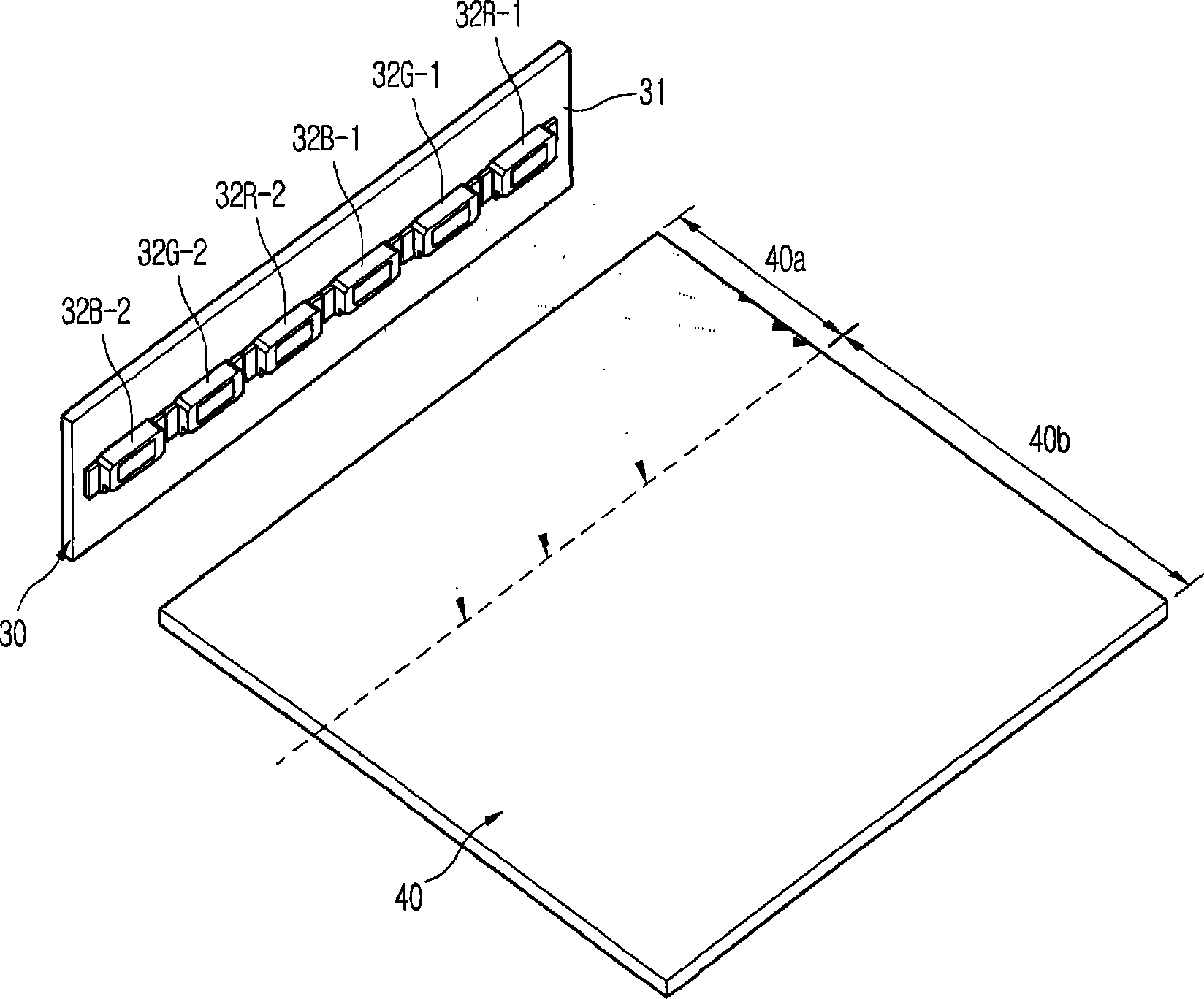 Light-emitting diode package and driving method thereof