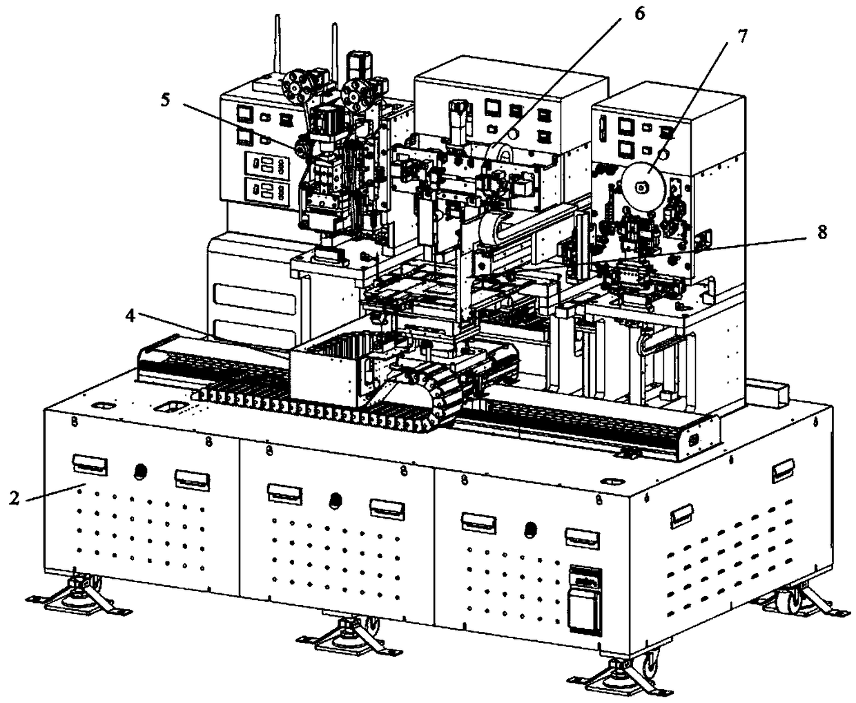 High-precision automatic FPC (Flexible Printed Circuit) binding equipment