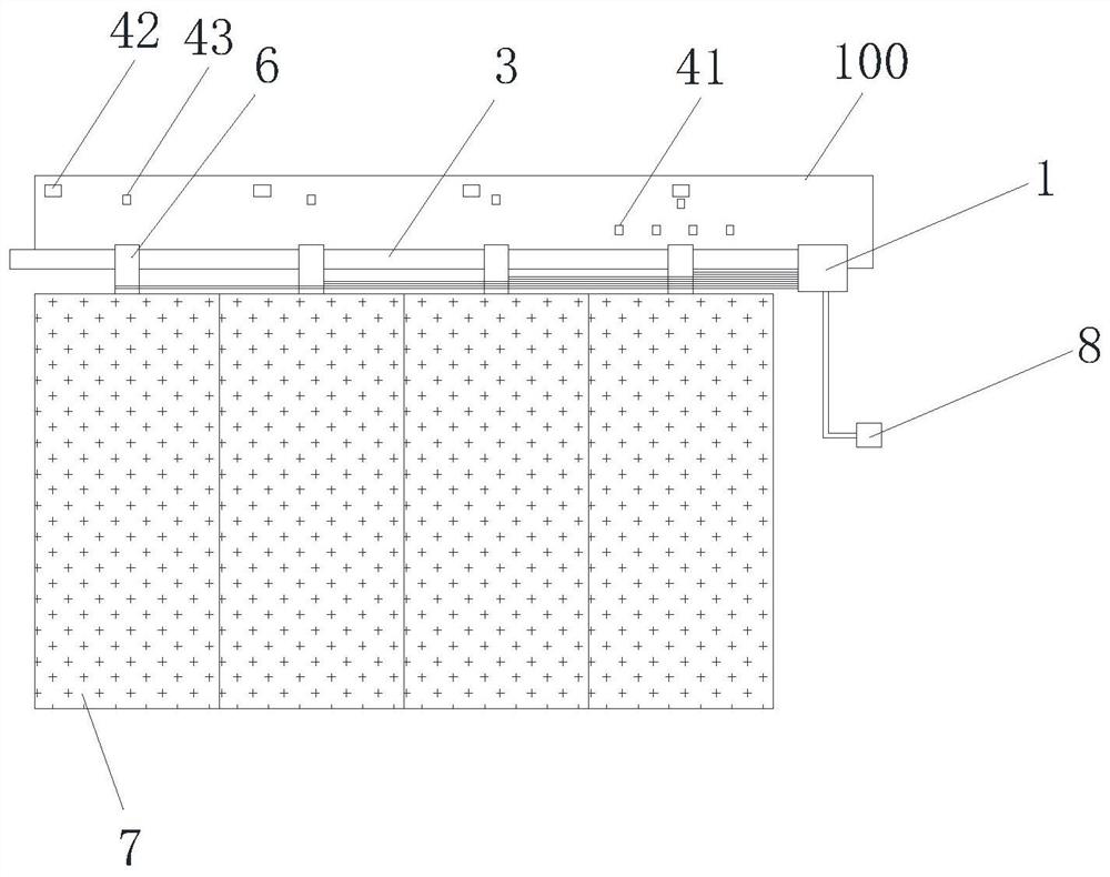 LED display screen splicing system, device and method