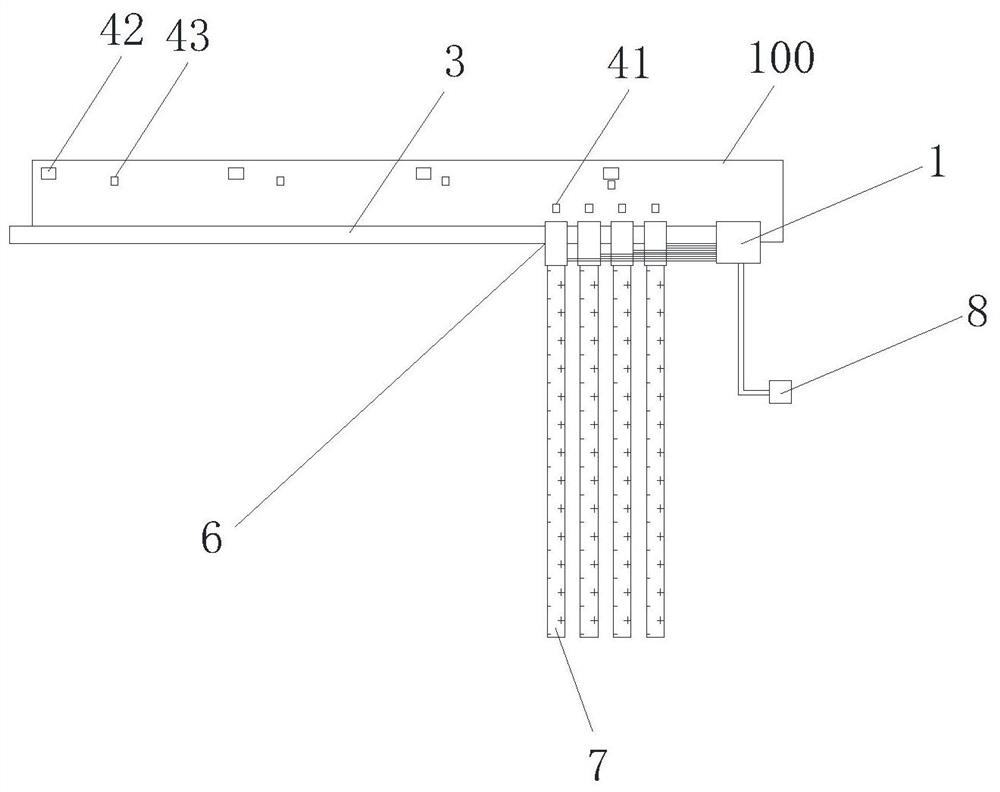 LED display screen splicing system, device and method