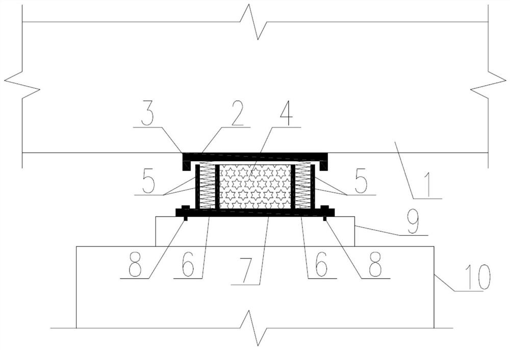 Anti-disengaging bridge support and bridge adopting same