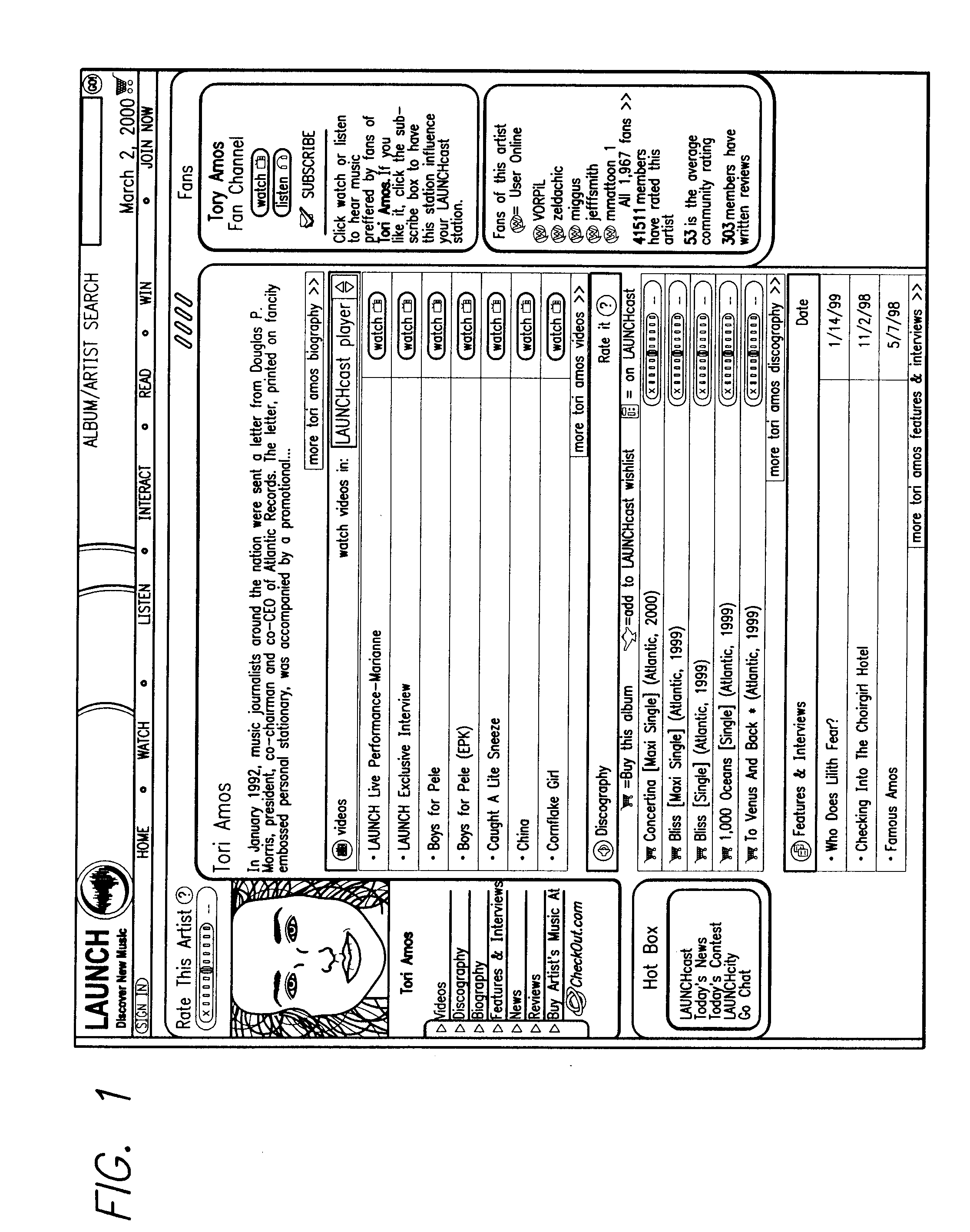 Online playback system with community bias