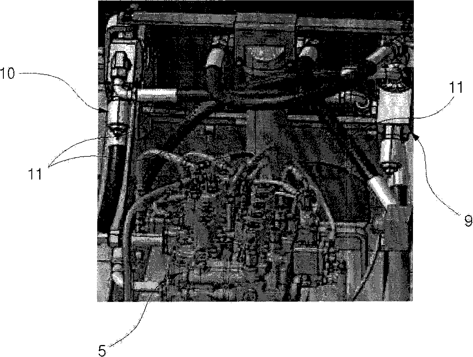 Hydraulic circuit for heavy equipment having variable control device