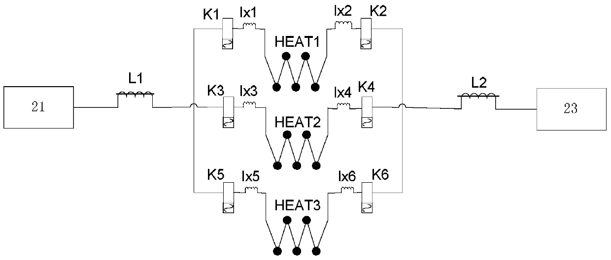 Detection circuit and method for electric heater, electric heating system