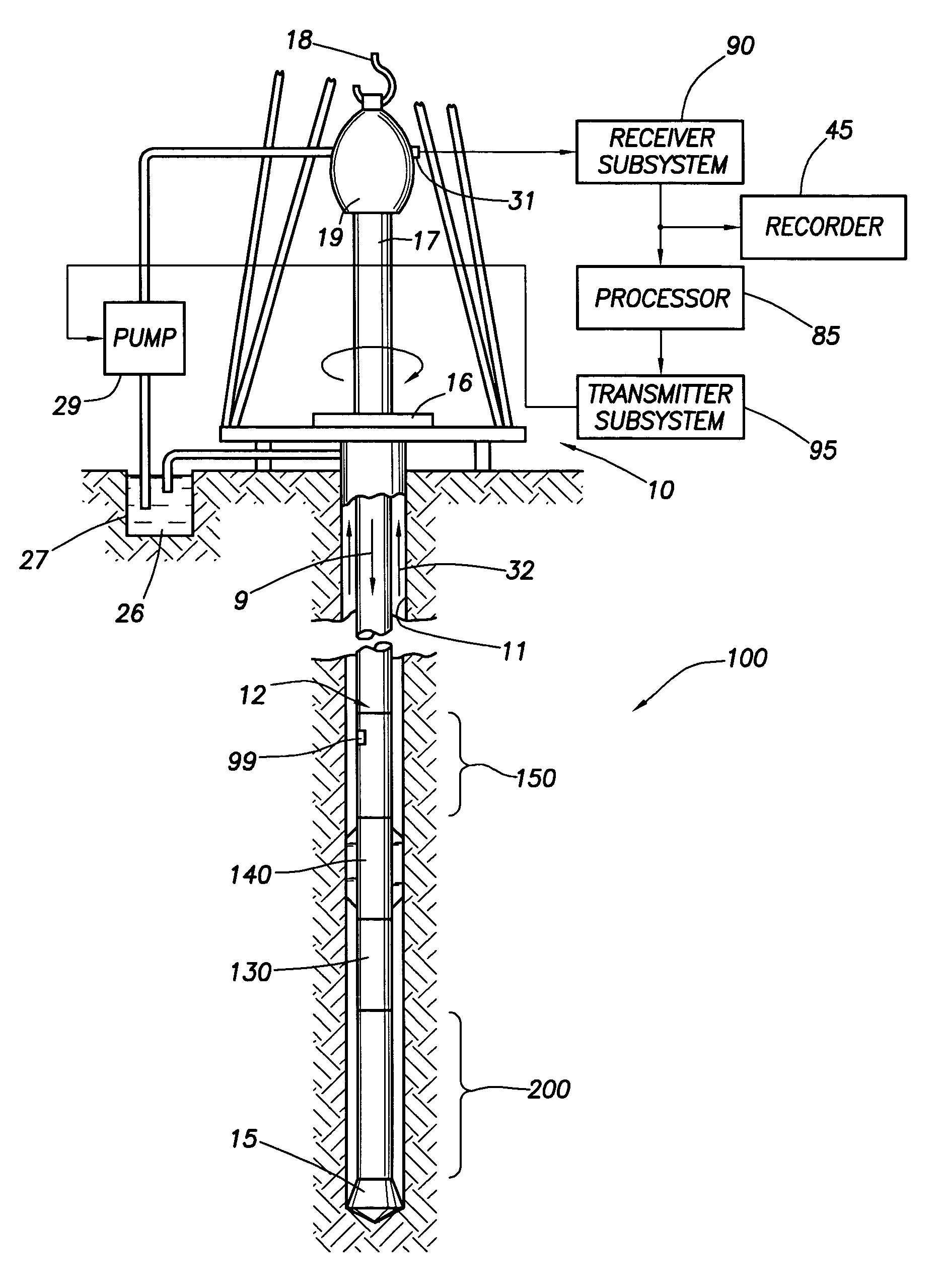 Downhole measurement of formation characteristics while drilling