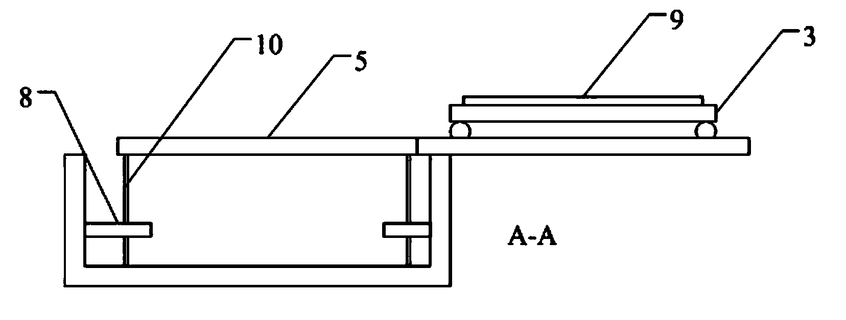 Solar cell panel device capable of being put away