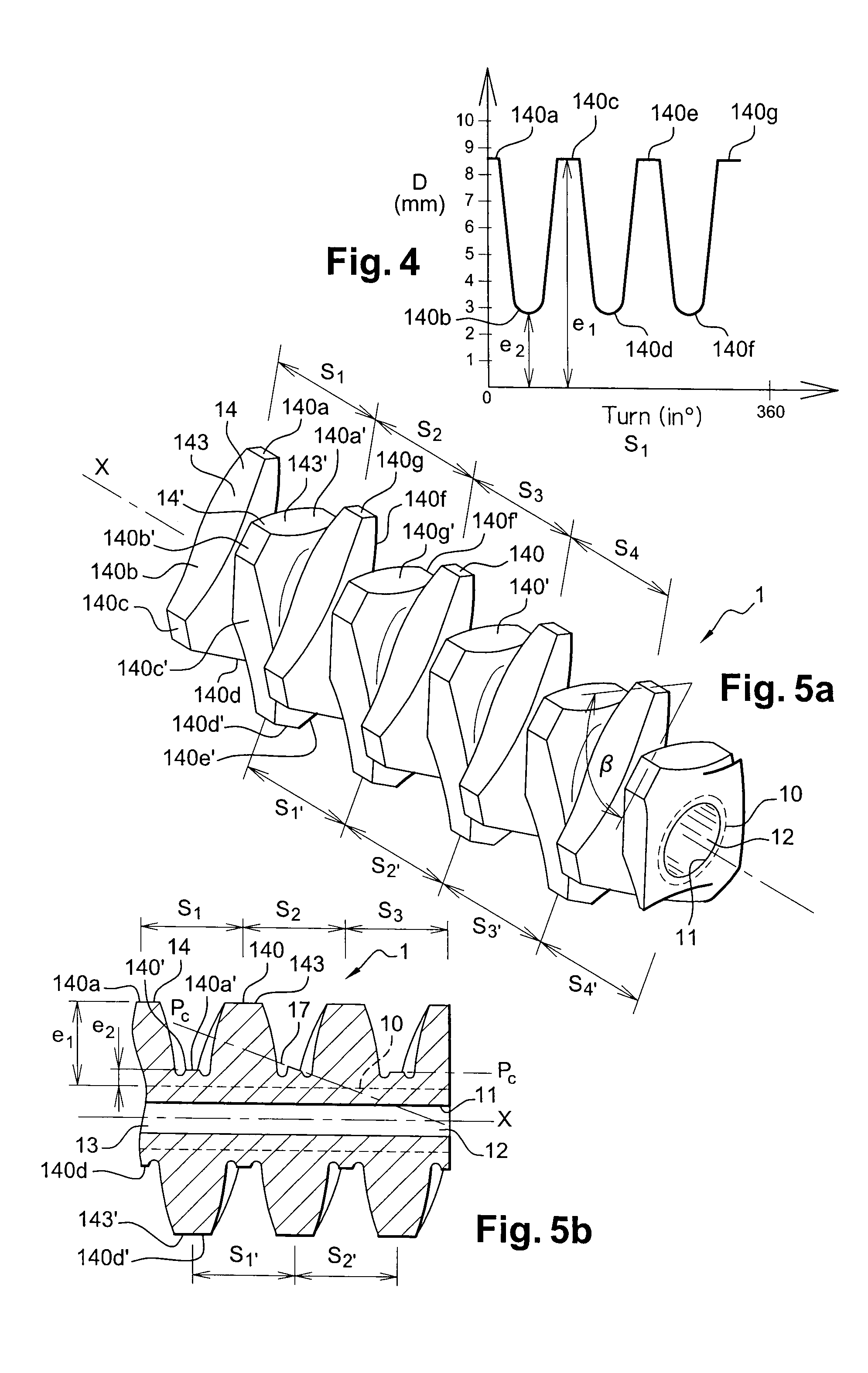 Massage member, massage device and packaging and dispensing assembly incorporating such a massage device