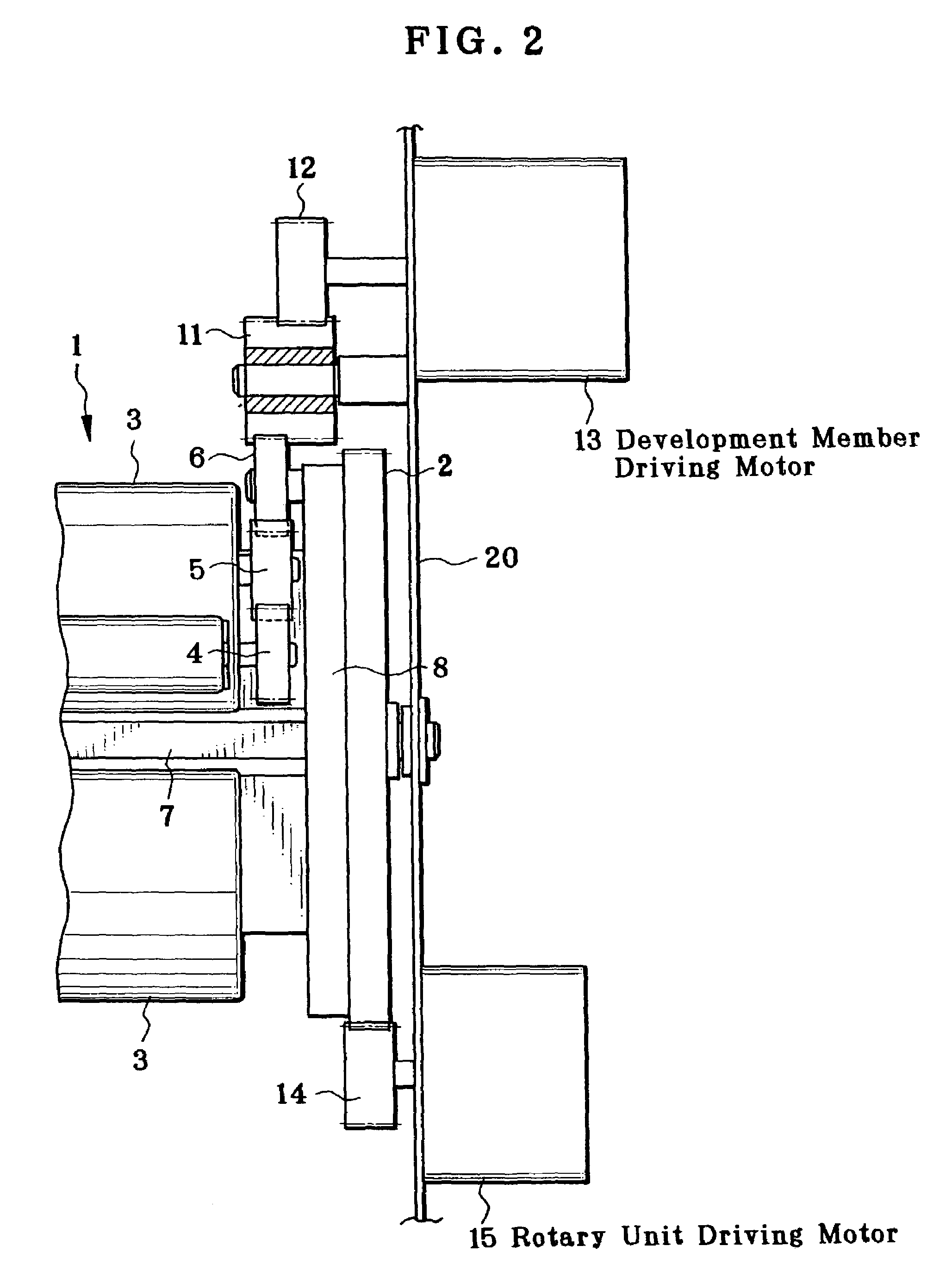 Rotary developing device