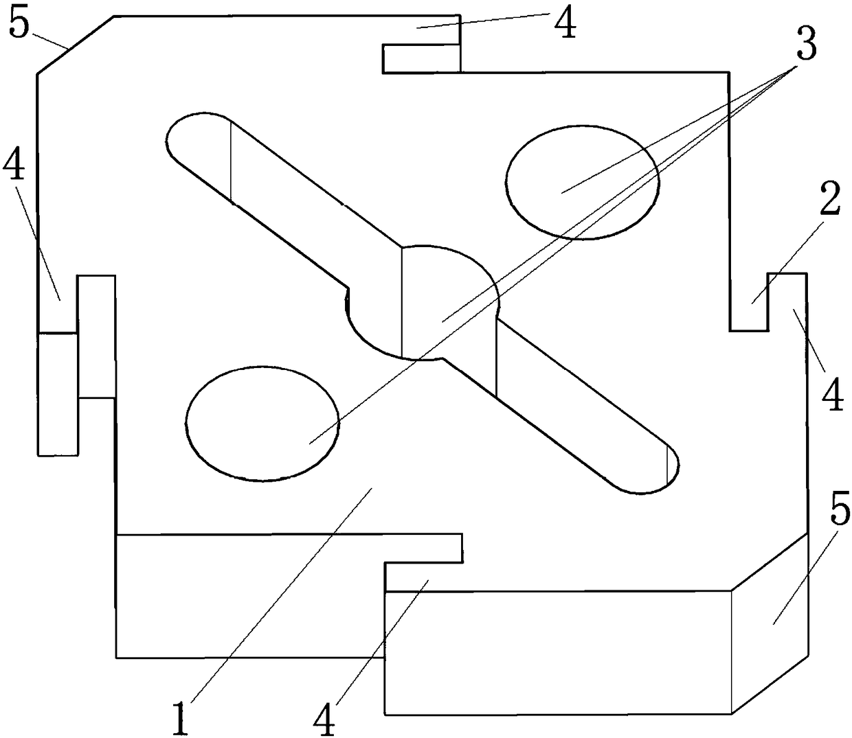 A highly customizable interlocking ecological slope protection brick and its application