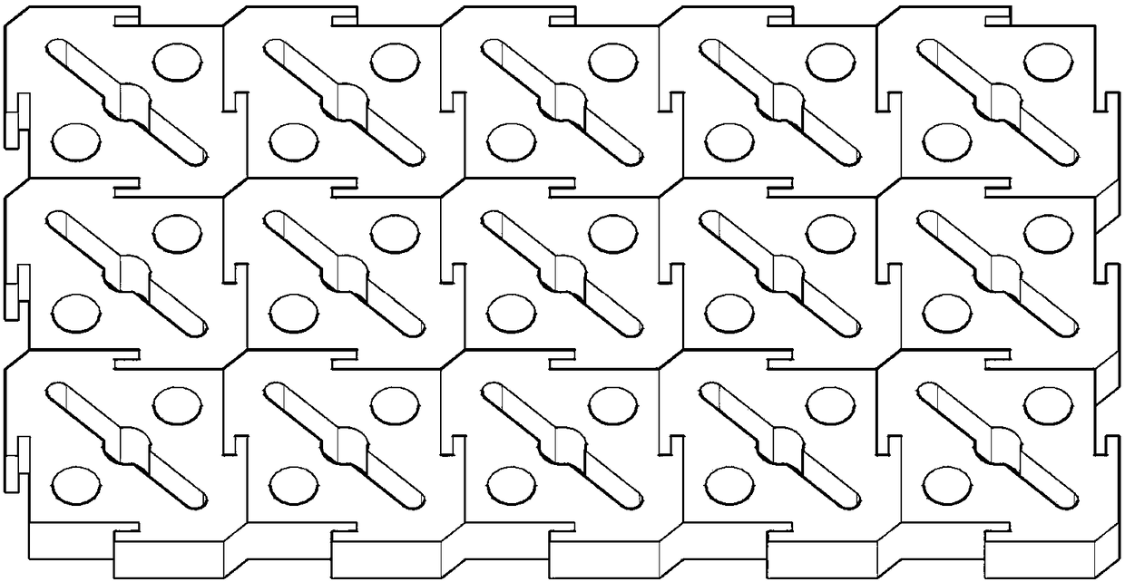 A highly customizable interlocking ecological slope protection brick and its application