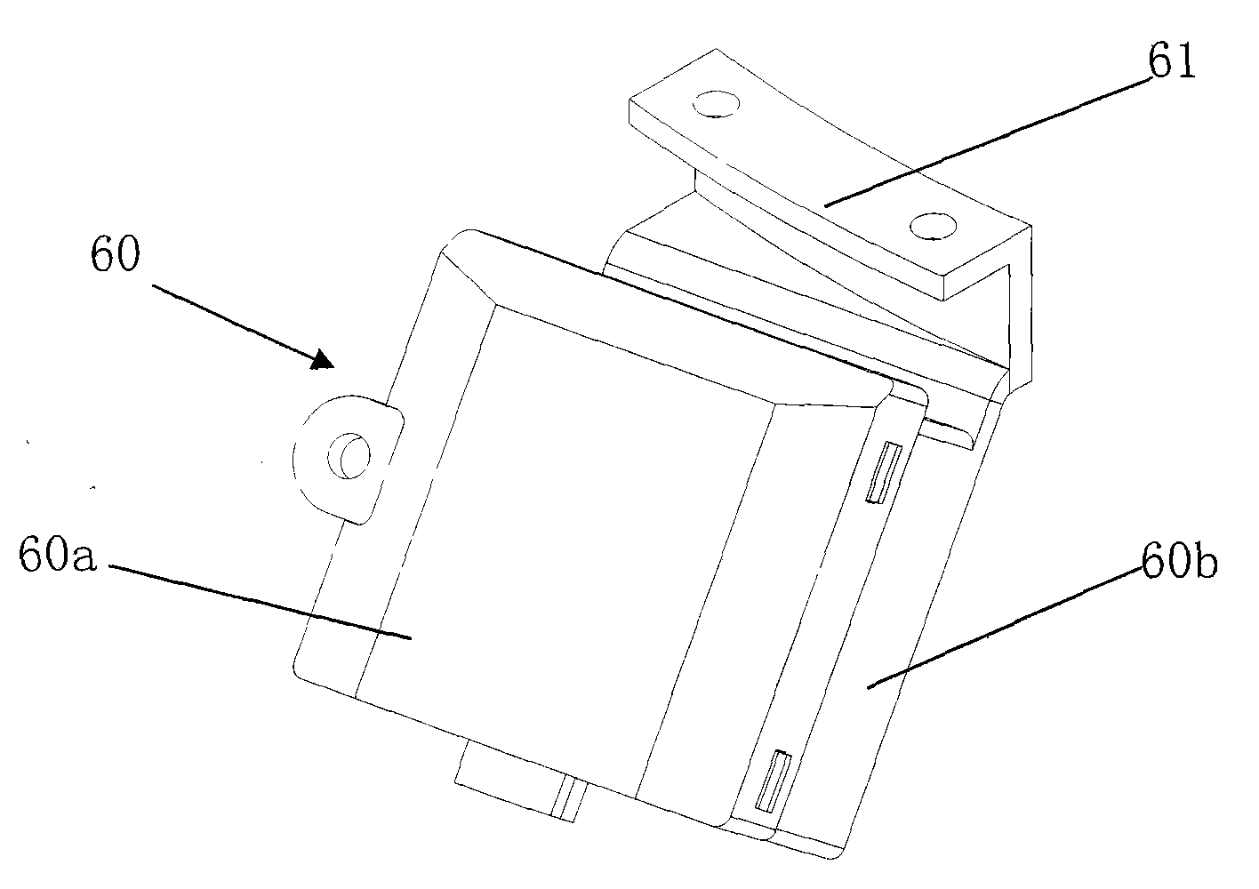 Temperature sensor structure of microwave oven