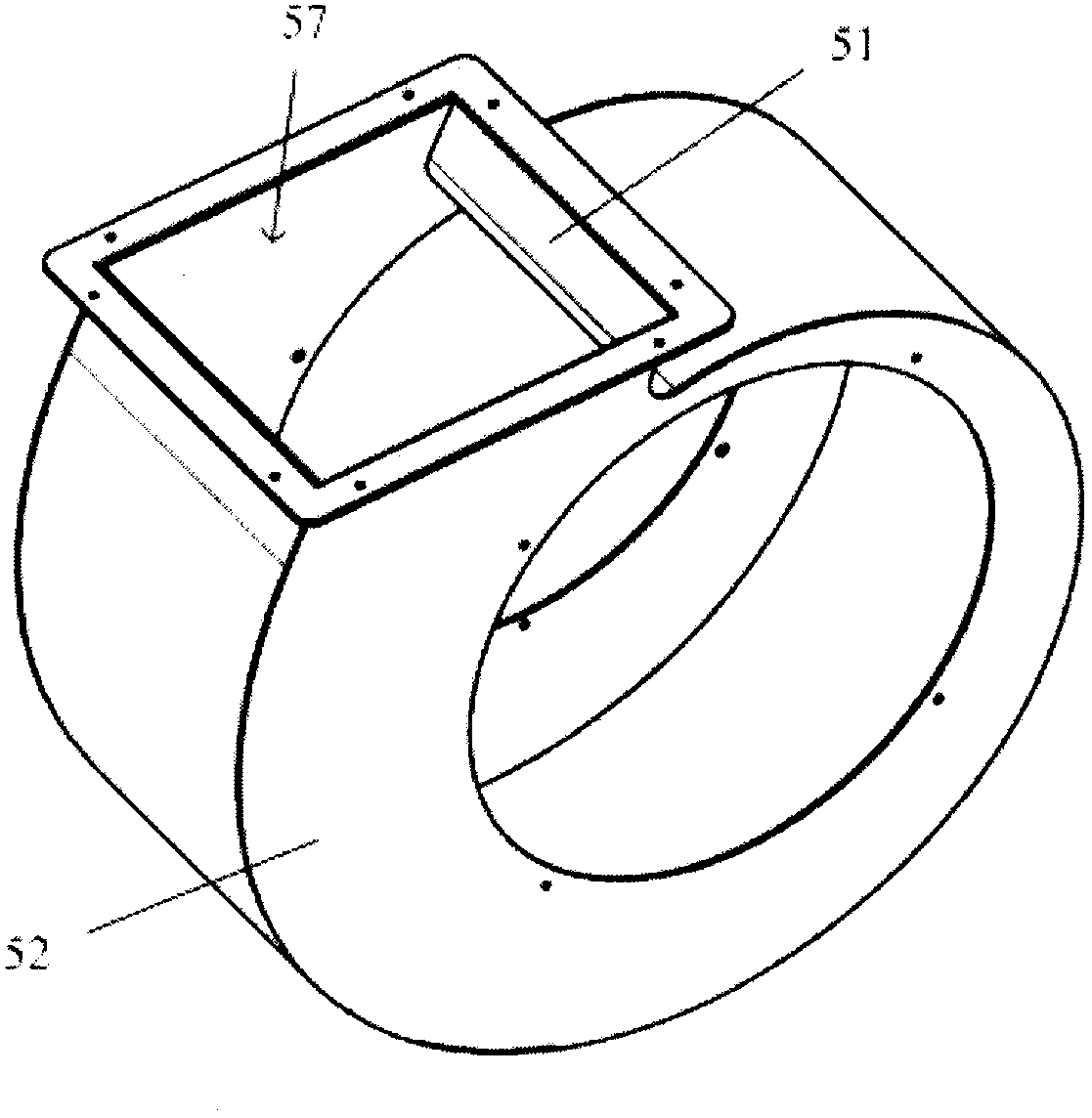 Kitchen ventilator, spiral case and volute tongue thereof