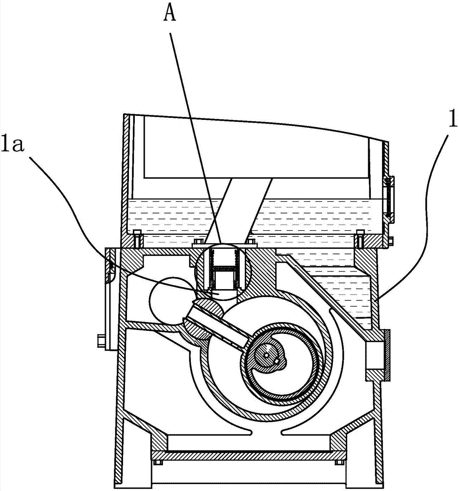 Exhaust structure of vacuum pump